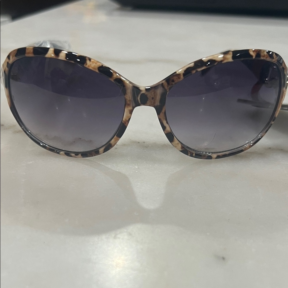 Foster Grant Tortoiseshell Sunglasses with Black Lenses